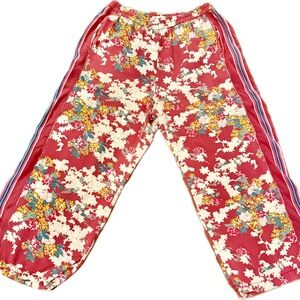 Anthropologie Comfy Floral Pants - Pink Floral